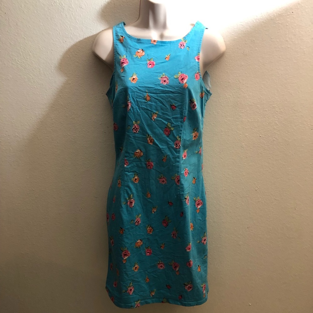 Blue flower dress